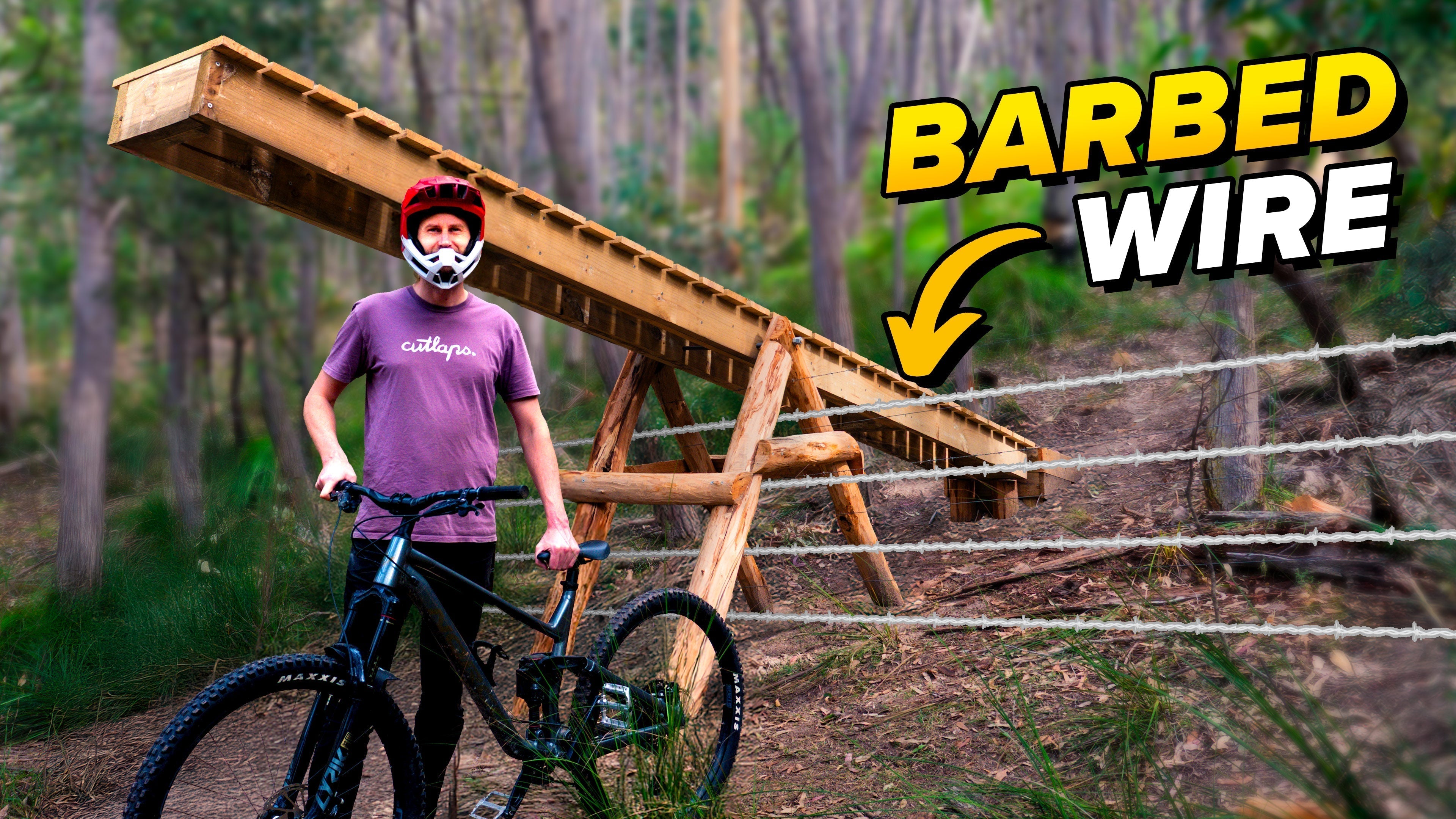 How I Built a Giant Mountain Bike Seesaw (DIY Backyard MTB Teeter Totter)