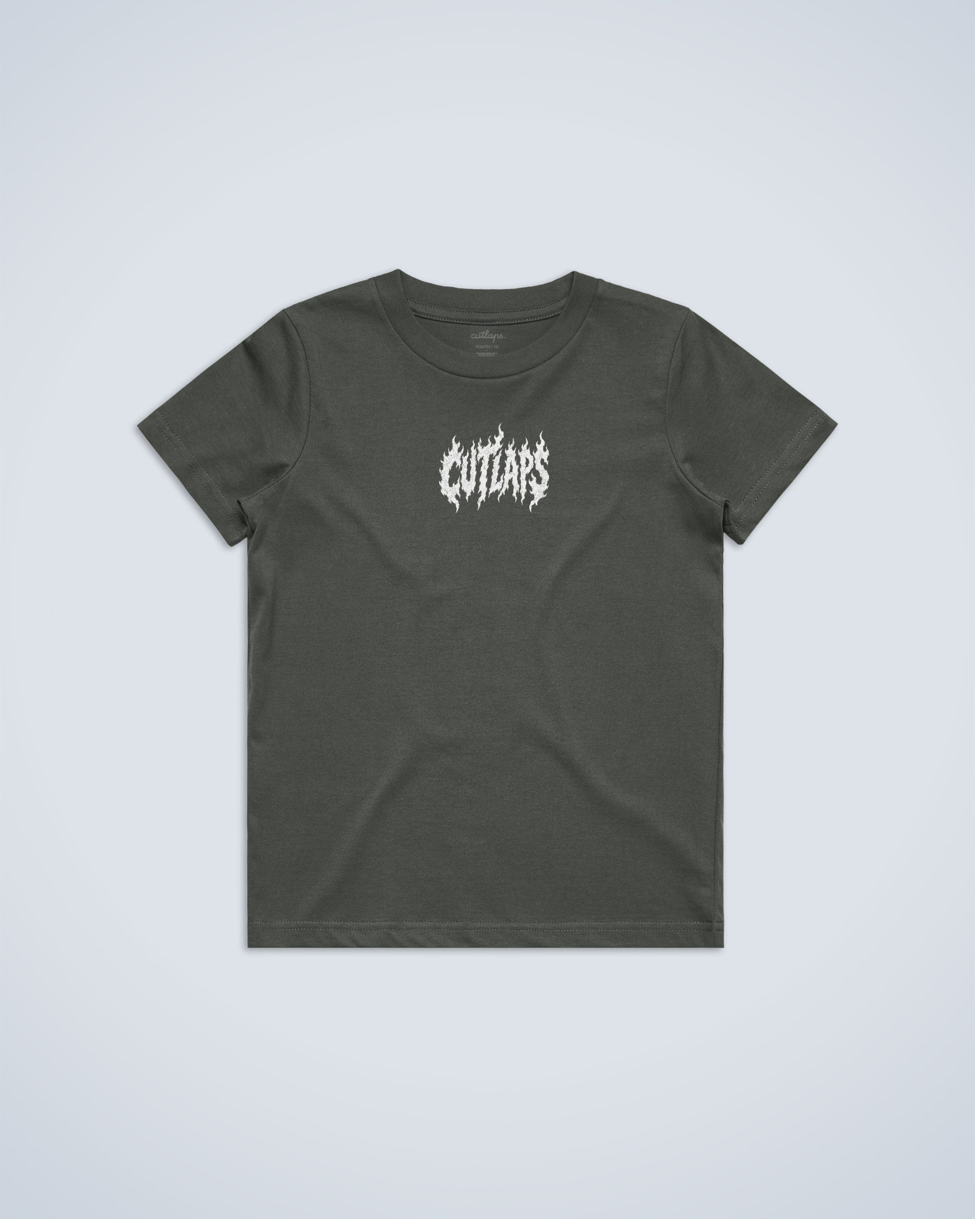 Flame T-Shirt - Charcoal - Youth