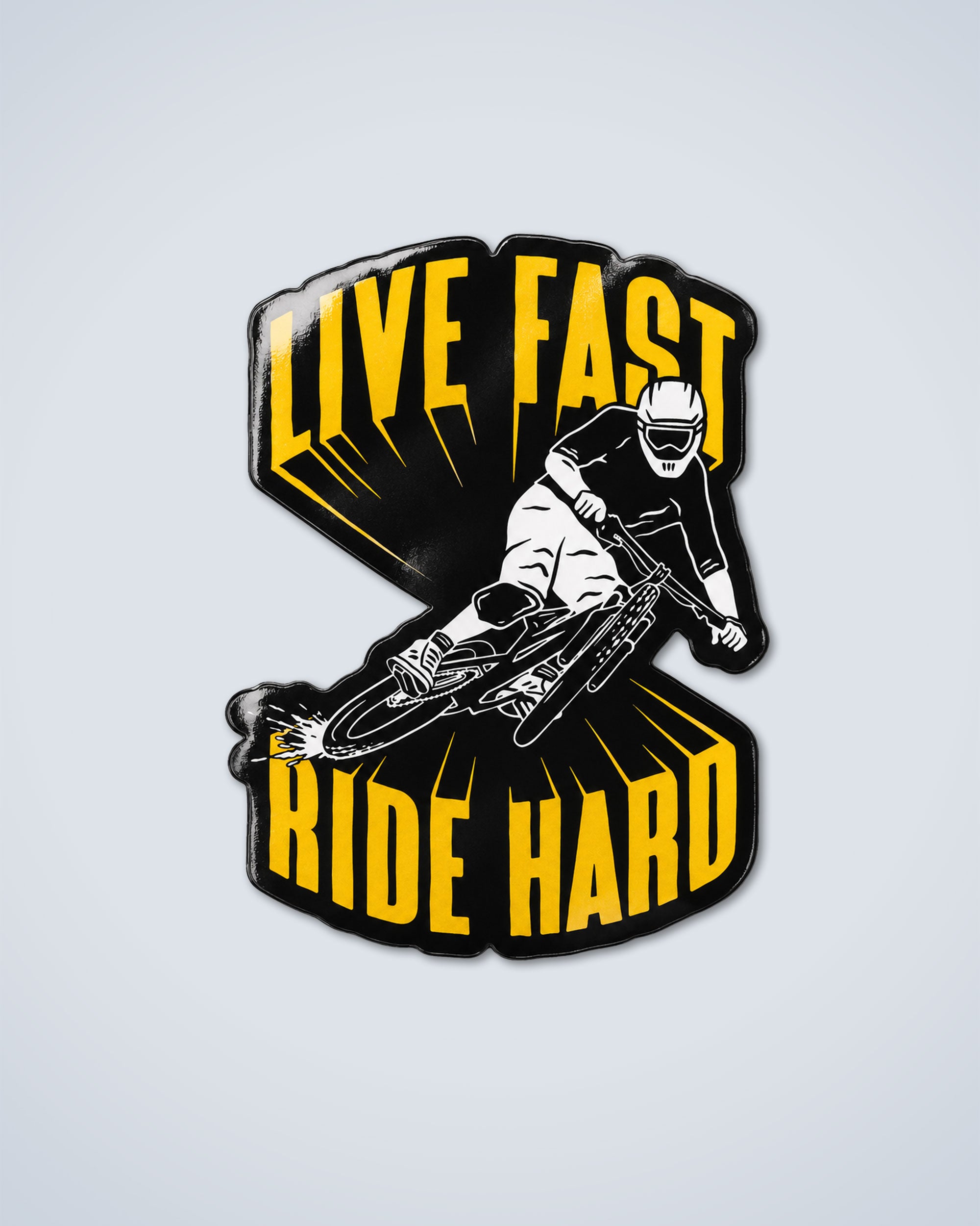 Live Fast Ride Hard Sticker